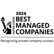 Best Managed Companies Logo All Black