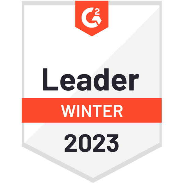 G2 Badge: Leader Winter 2023