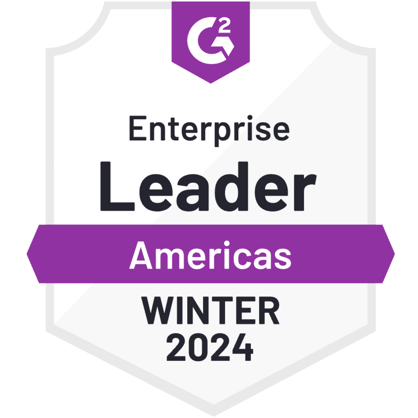 G2 Badge: Enterprise Leader Americas Winter 2024