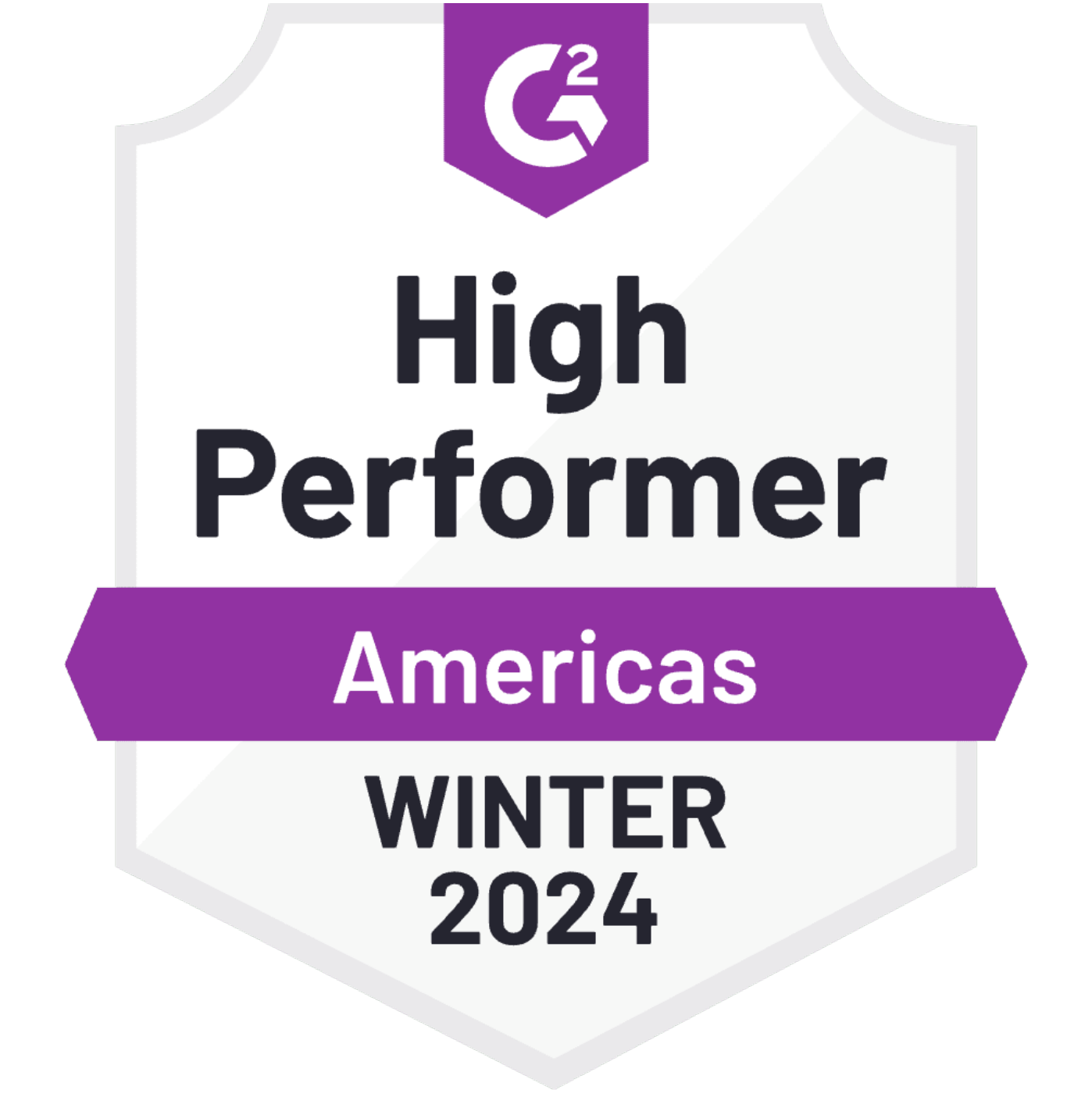 G2 Badge: High Performer Americas Winter 2024
