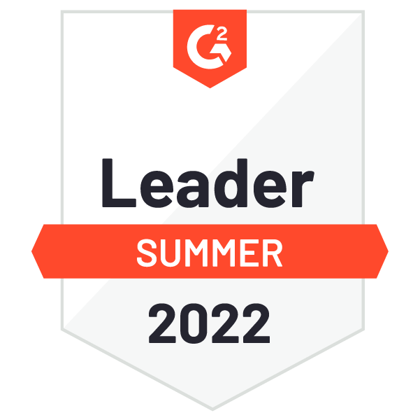 G2 Badge: Leader Summer 2022