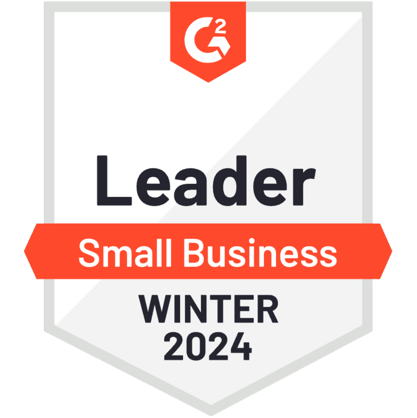 G2 Badge: Leader Small Business Winter 2024