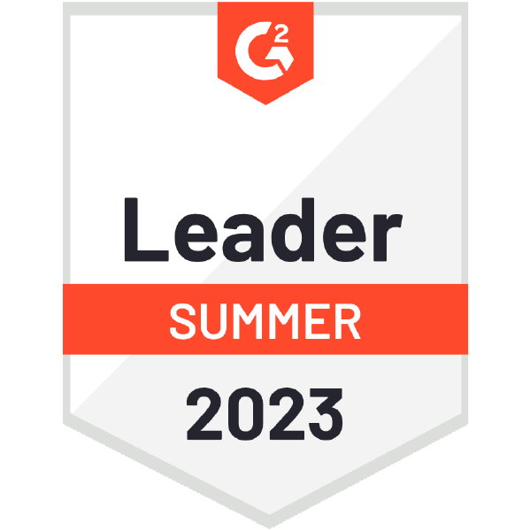 G2 Badge: Leader Summer 2023