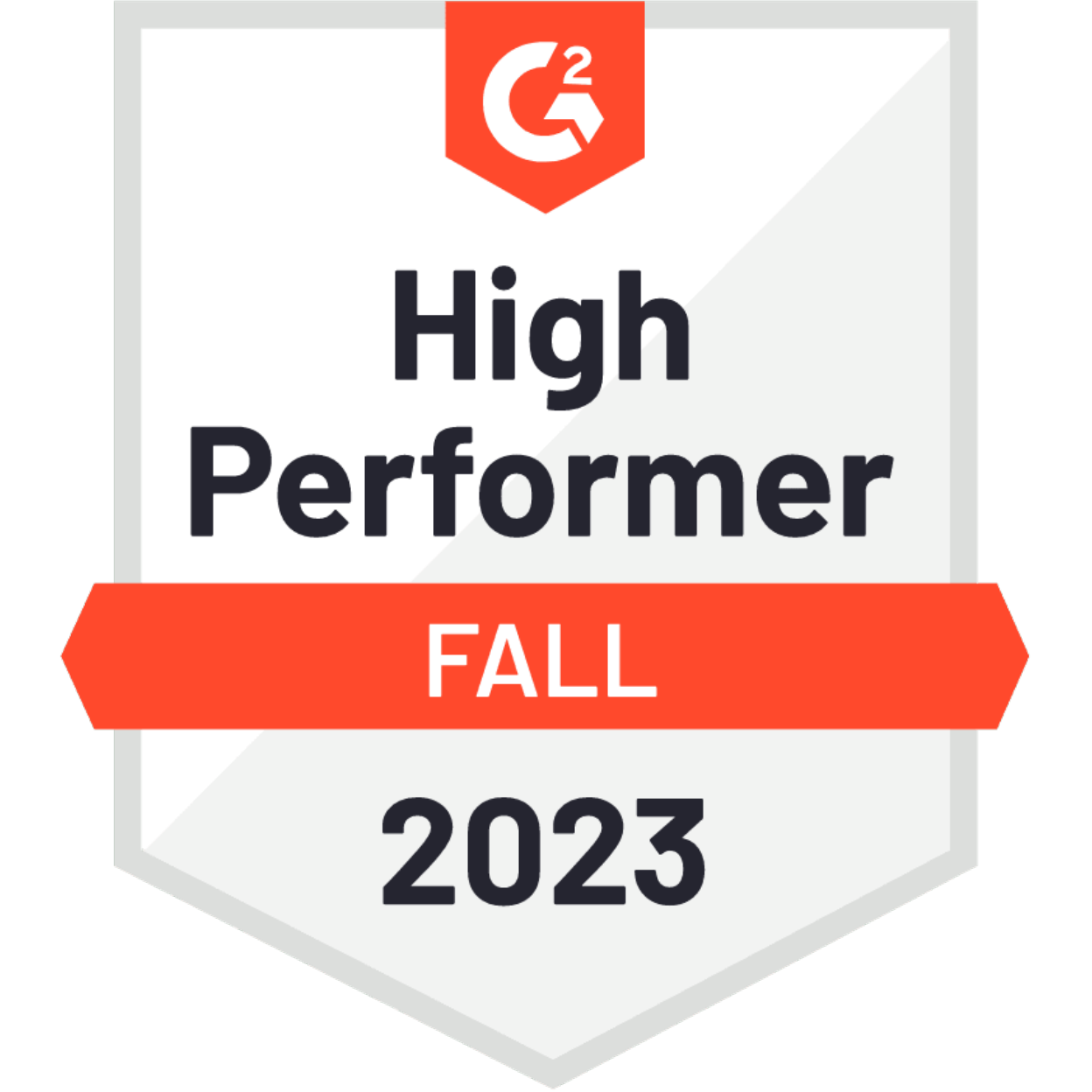 G2 Badge: High Performer Fall 2023