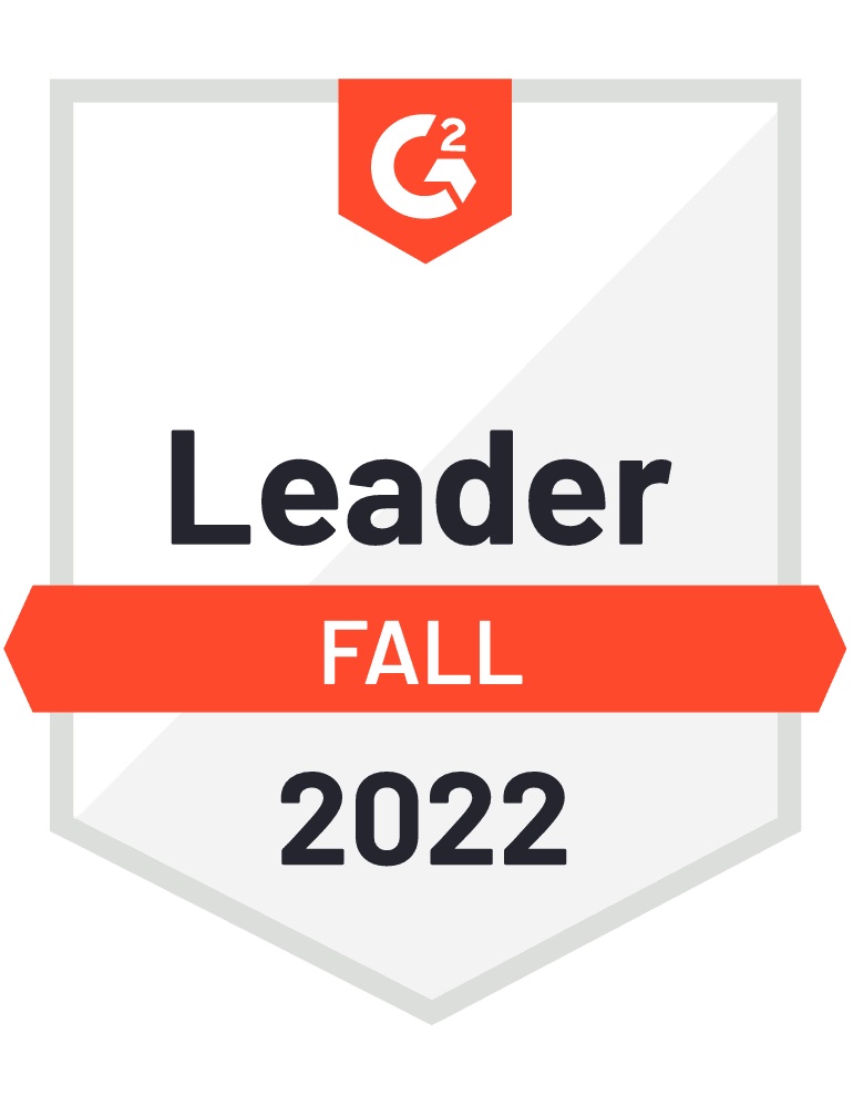 G2 Award Badge: Leader Fall 2022