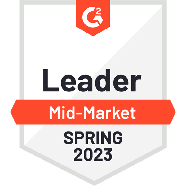 G2 Leader Mid Market Spring 2023 600x600